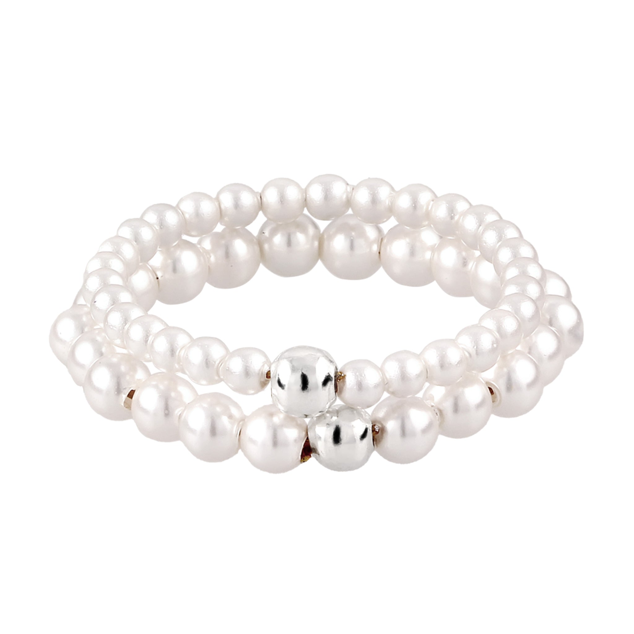 Silver Cincin Perhiasan Perak 925 Wanita Swarovski® Pearl