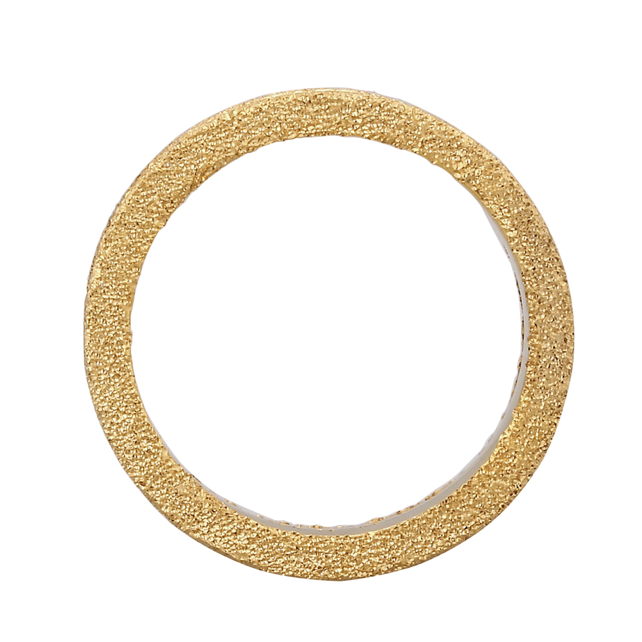 Gold Cincin Perhiasan Perak 925 Wanita White Crystals Bandring Gold Plated