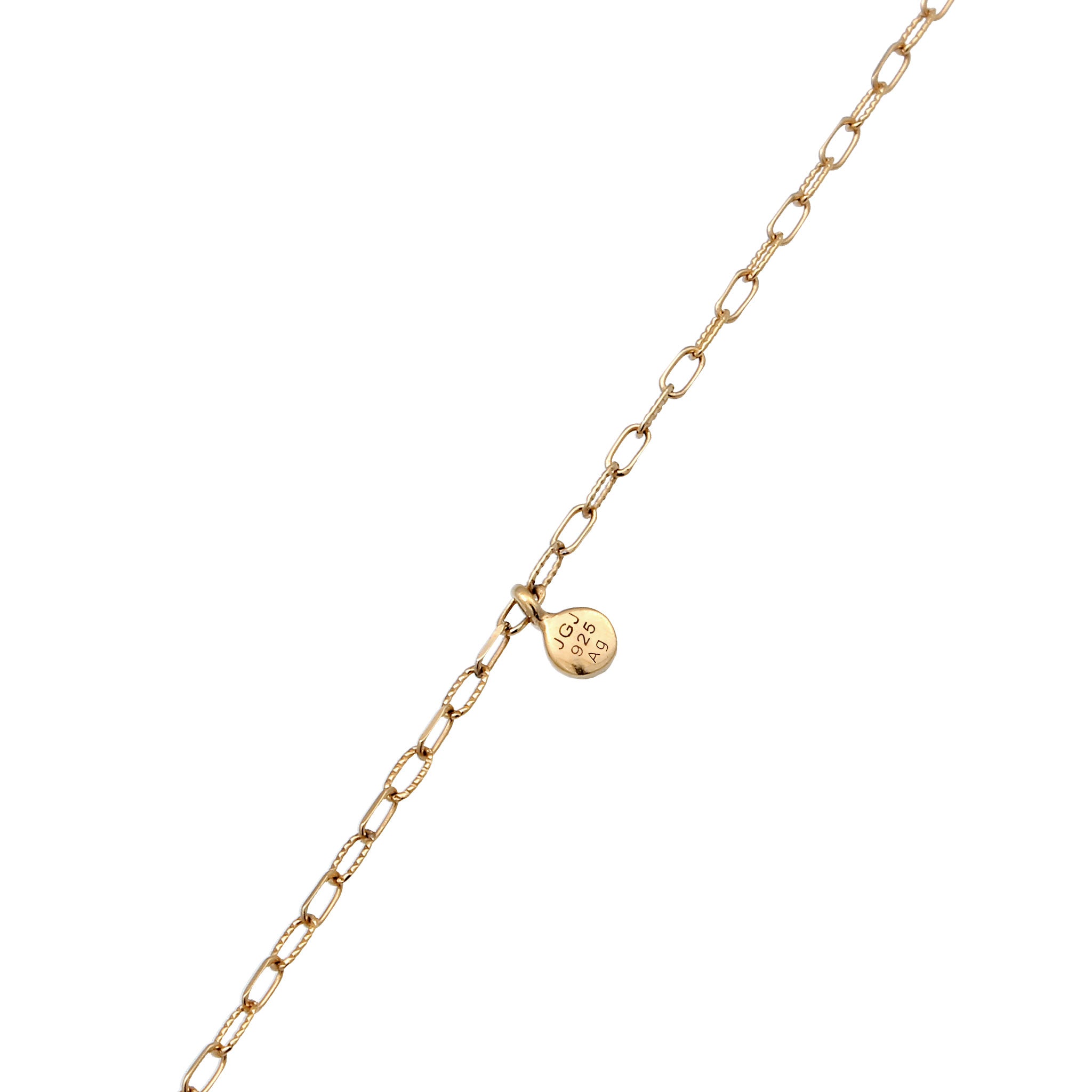 Gold Kalung Perhiasan Perak 925 Wanita Heart Pendant Gold Plated