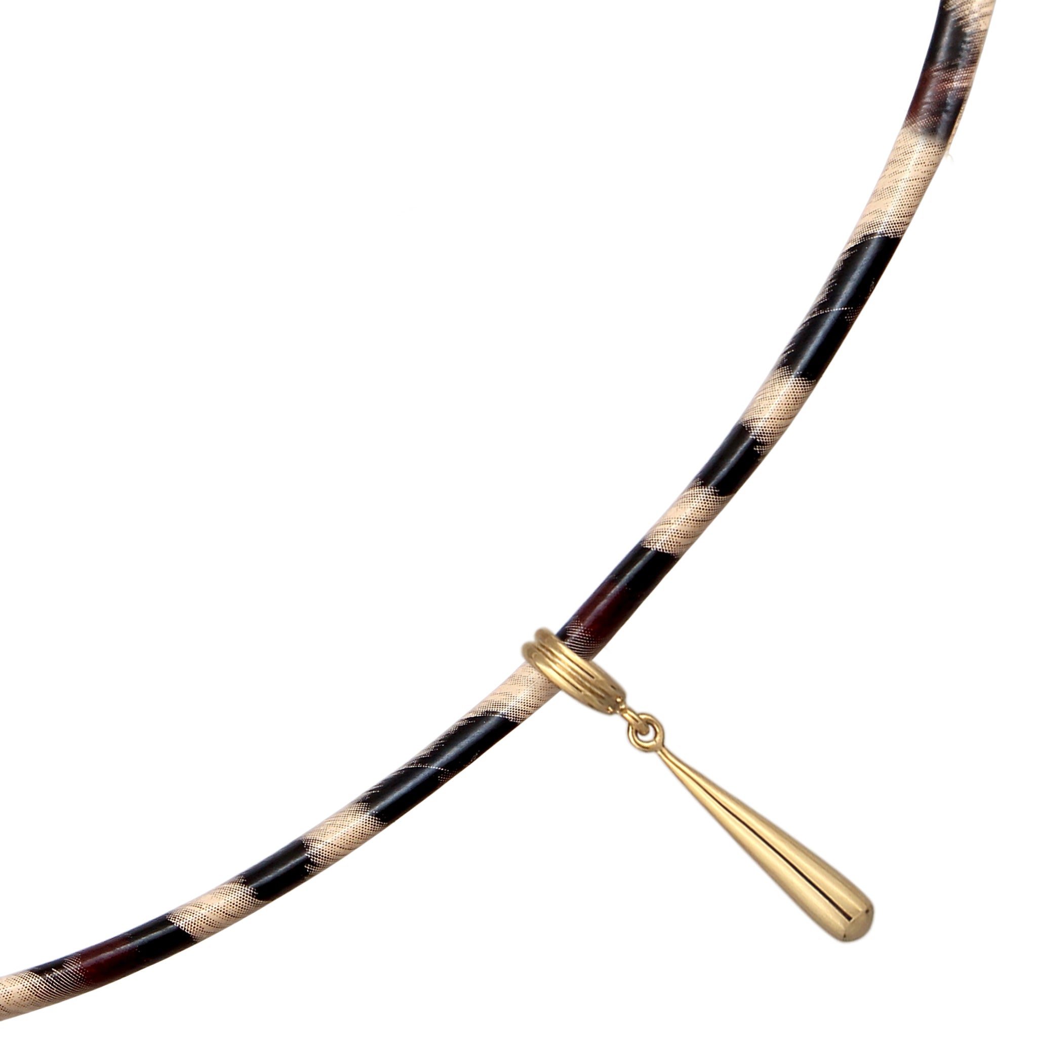 Gold Kalung Perhiasan Perak 925 Wanita Choker Synthetic Leather Gold Plated