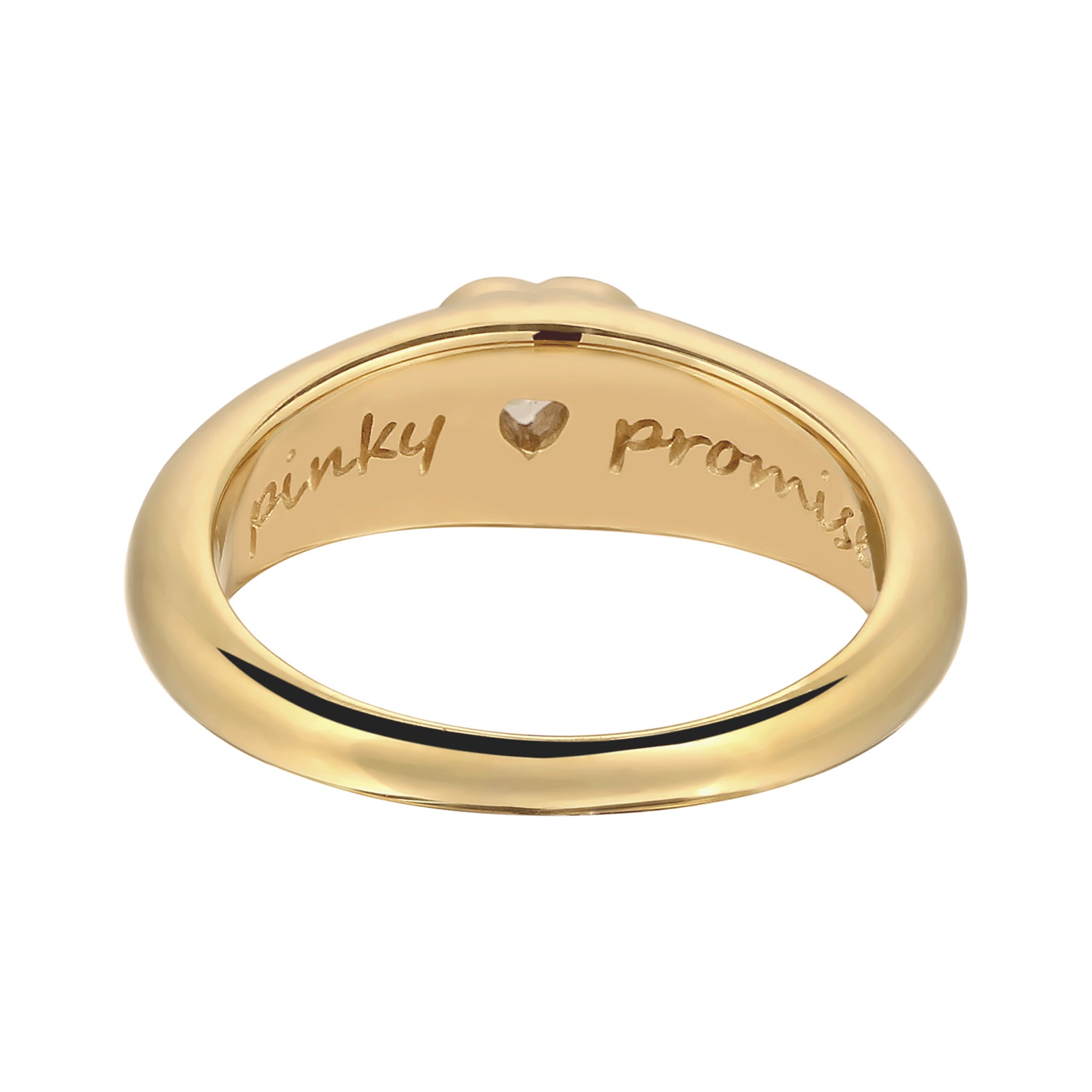 White Cincin Perhiasan Perak 925 Wanita Band Heart Love With Zirconia White