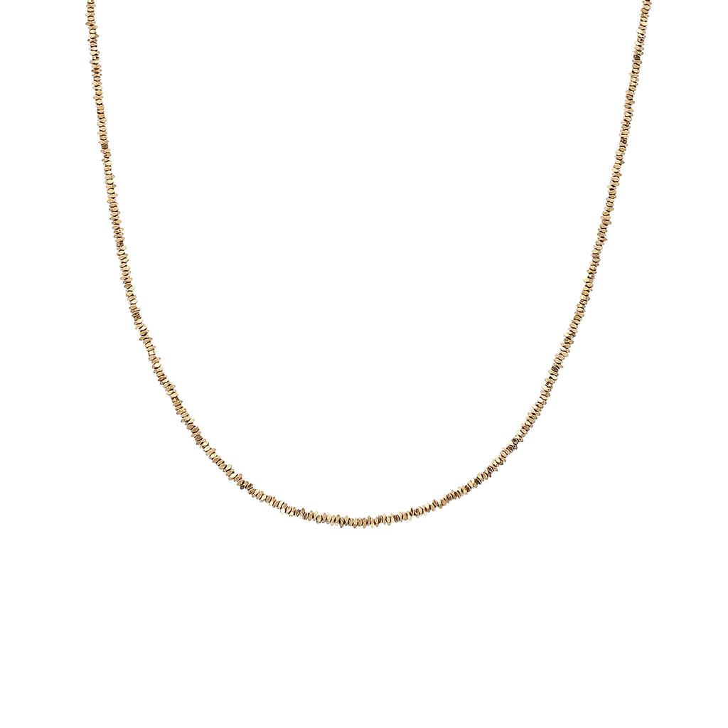 Gold Kalung Perhiasan Perak 925 Wanita Beads Synthetic Hematite Gold Plated