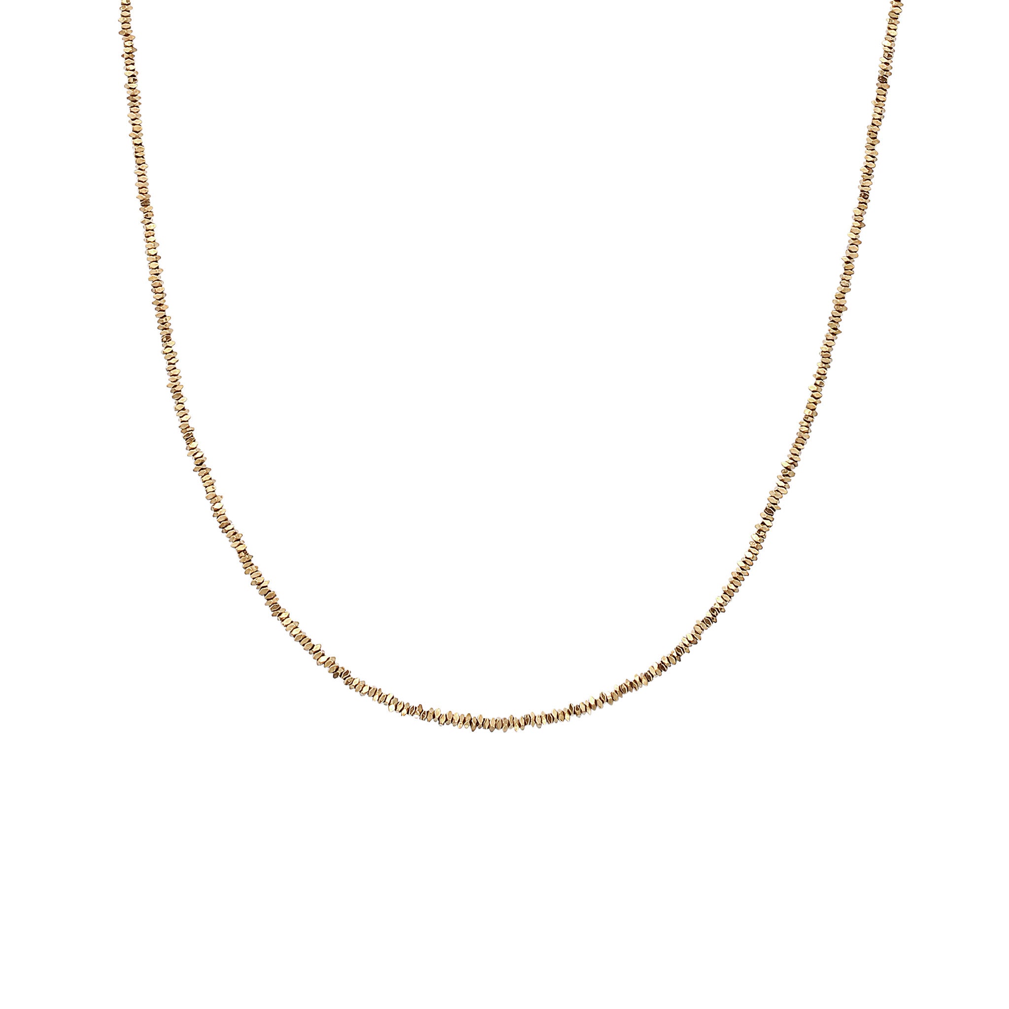 Gold Kalung Perhiasan Perak 925 Wanita Beads Synthetic Hematite Gold Plated