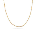 Gold Kalung Perhiasan Perak 925 Wanita Heart Hematite Gold Plated