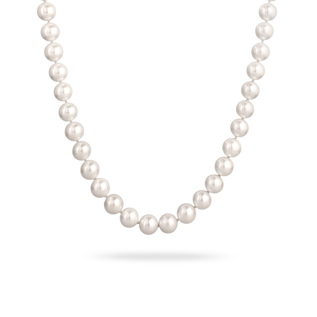 White Kalung Perhiasan Wanita Long Shell Pearl