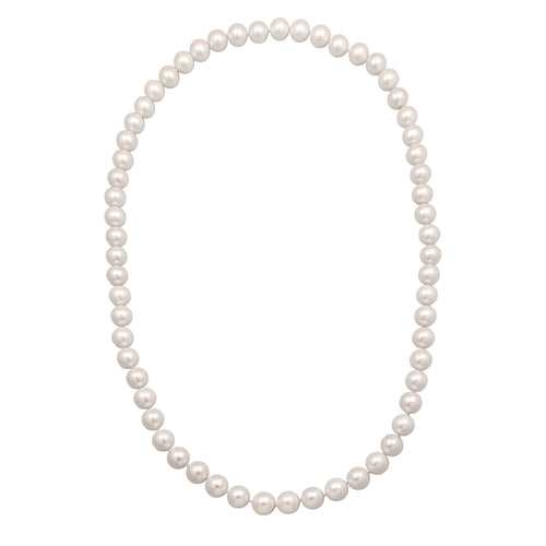 White Kalung Perhiasan Wanita Long Shell Pearl