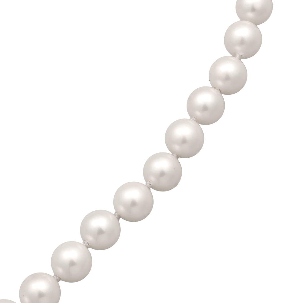 White Kalung Perhiasan Wanita Long Shell Pearl