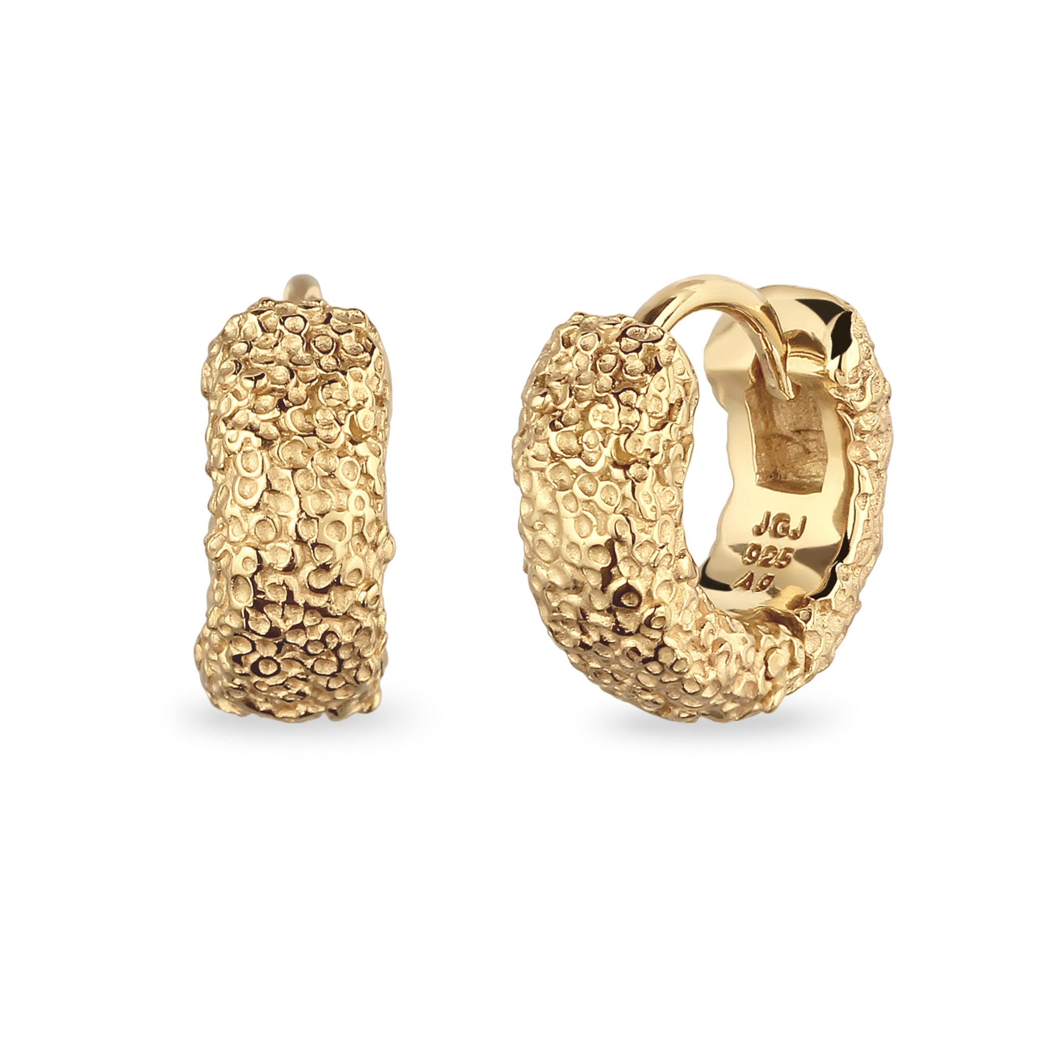 Gold Anting Perhiasan Perak 925 Wanita Creole Gold Plated