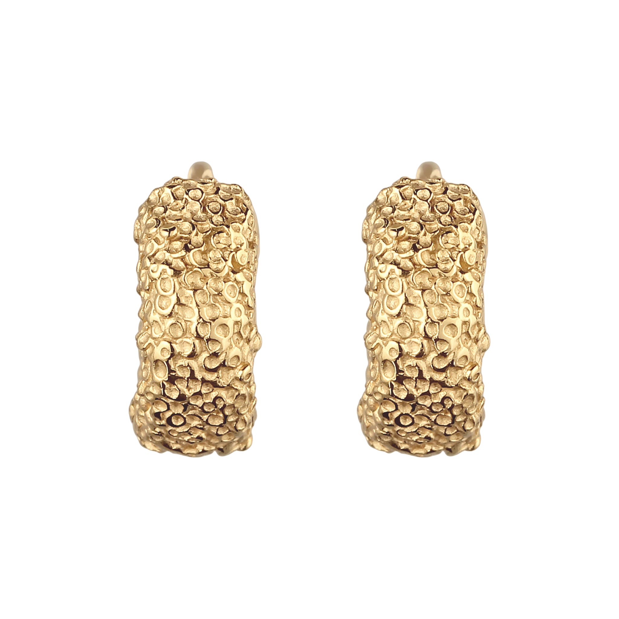 Gold Anting Perhiasan Perak 925 Wanita Creole Gold Plated