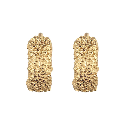 Gold Anting Perhiasan Perak 925 Wanita Creole Gold Plated