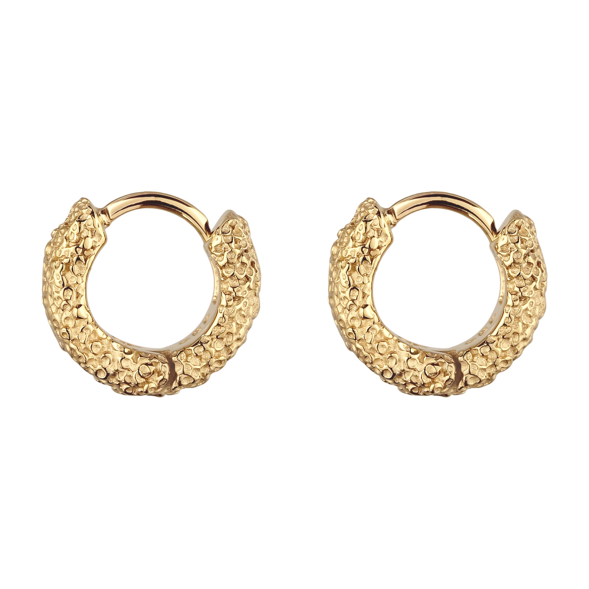 Gold Anting Perhiasan Perak 925 Wanita Creole Gold Plated