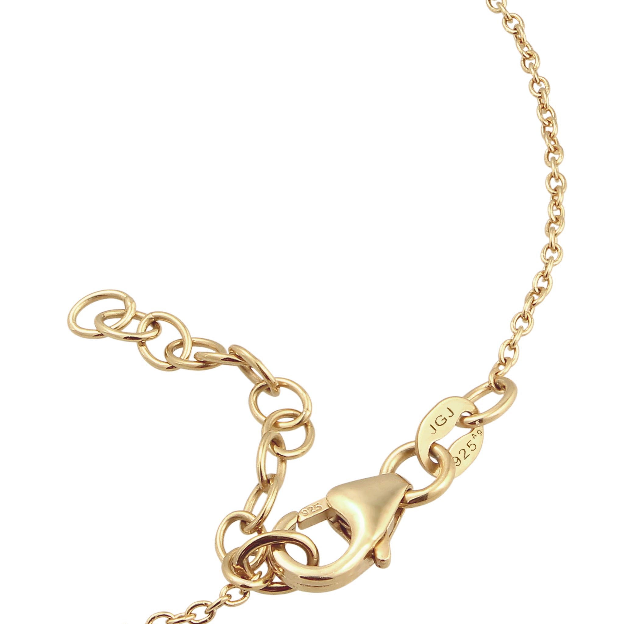 Gold Gelang Perhiasan Perak 925 Wanita Gold Plated Embellished with Pearl by Swarovski®