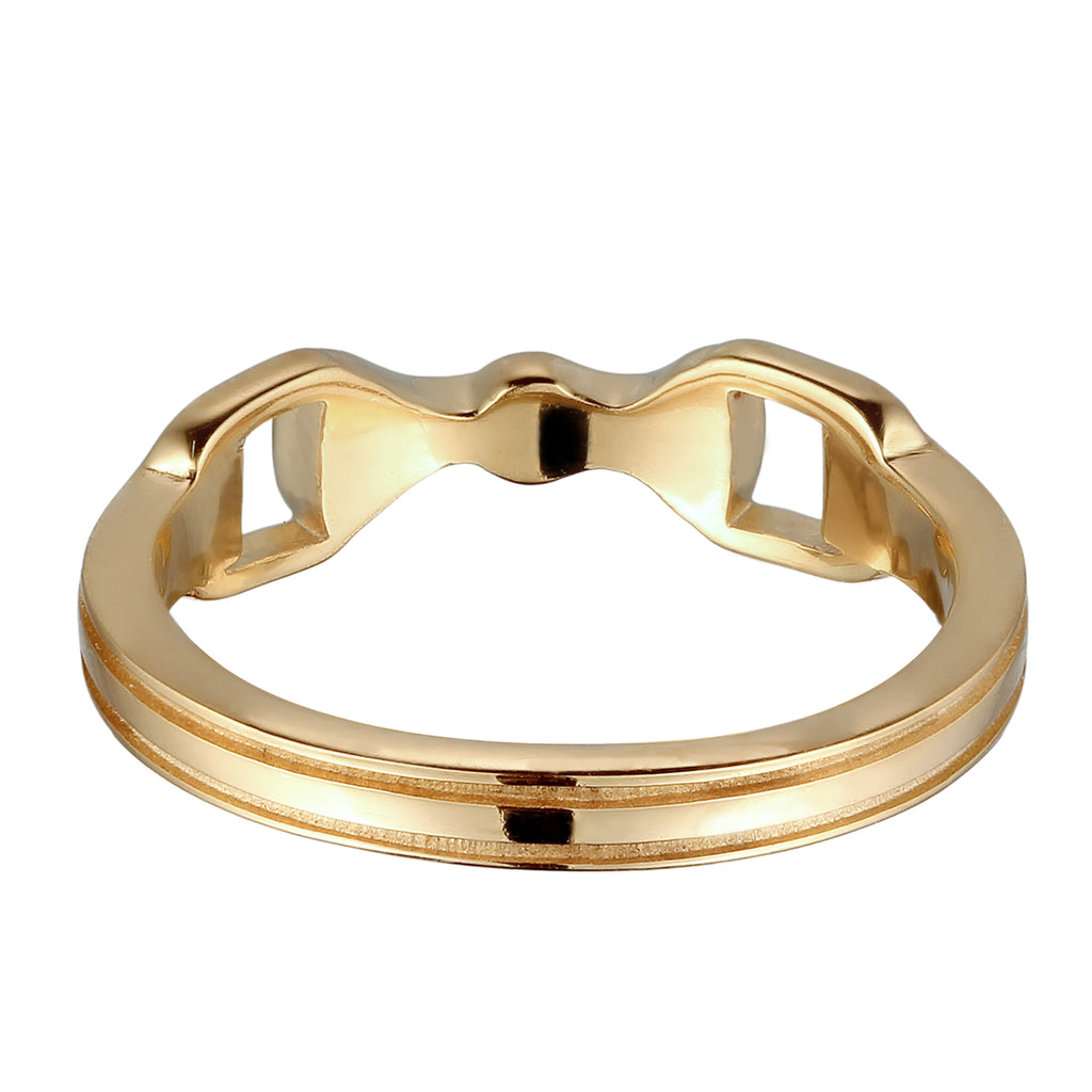Gold Cincin Perhiasan Perak 925 Wanita Horse Gold-plated