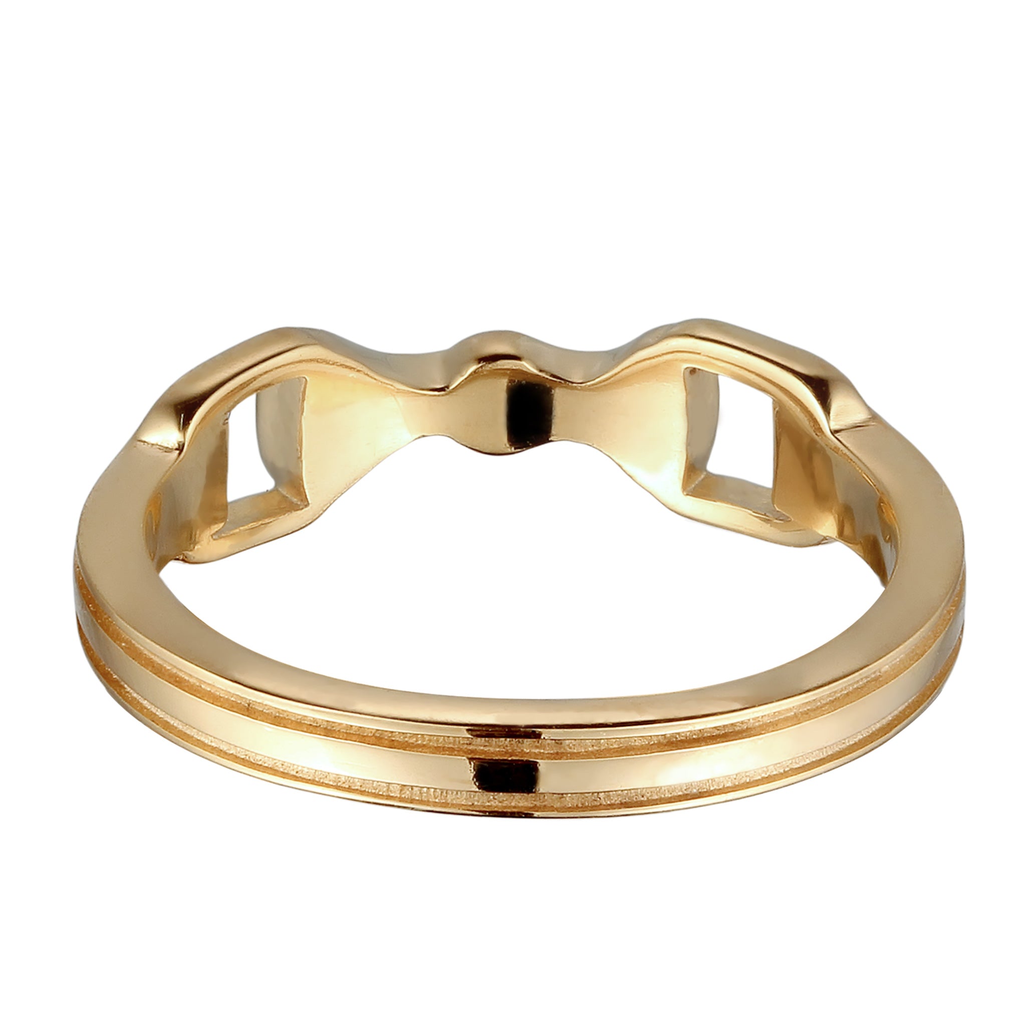 Gold Cincin Perhiasan Perak 925 Wanita Horse Gold-plated