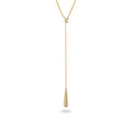 Gold Kalung Perhiasan Perak 925 Wanita Drop Swarovski® Crystals Gold Plated