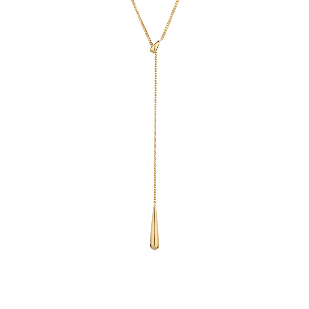 Gold Kalung Perhiasan Perak 925 Wanita Drop Swarovski® Crystals Gold Plated
