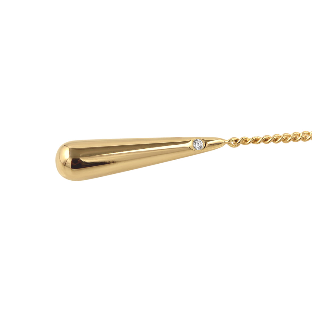 Gold Kalung Perhiasan Perak 925 Wanita Drop Swarovski® Crystals Gold Plated