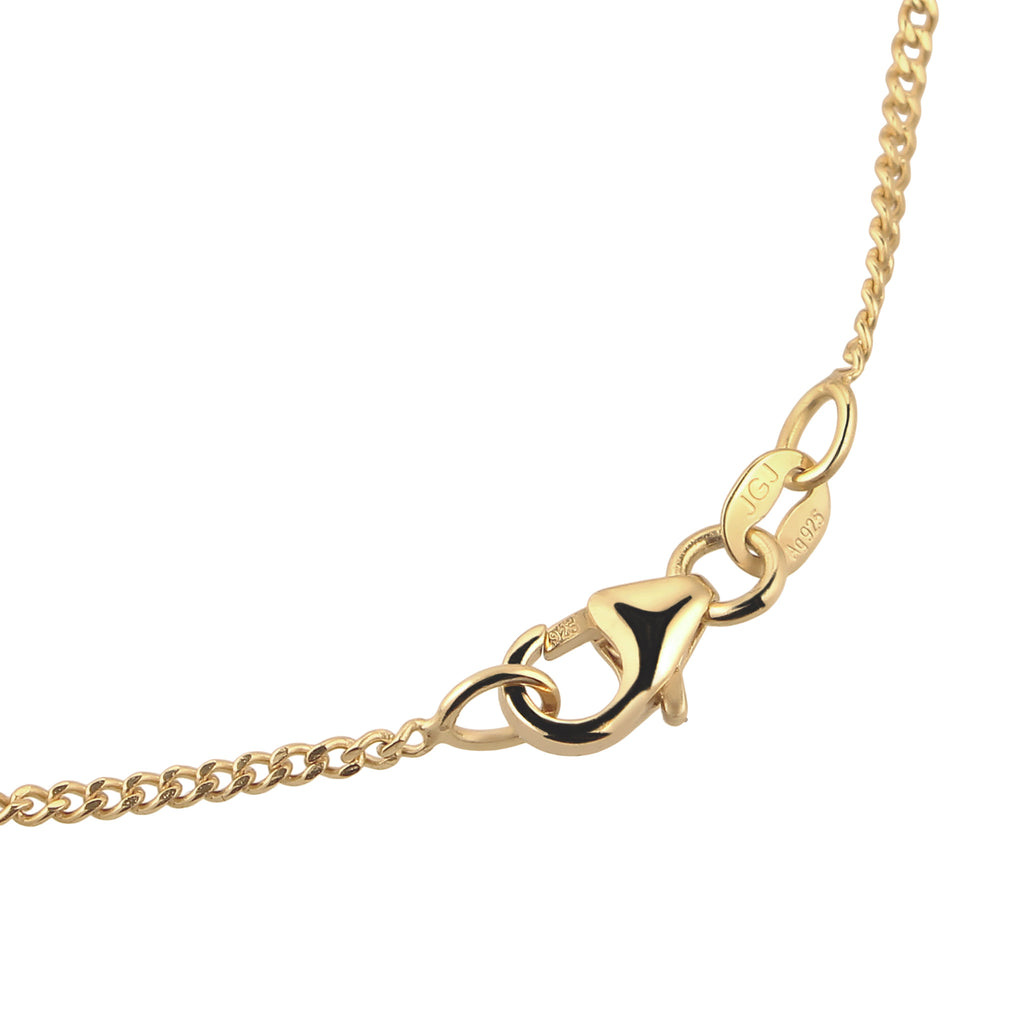 Gold Gelang Perhiasan Perak 925 Wanita Cloverleaf Green Gold Plated