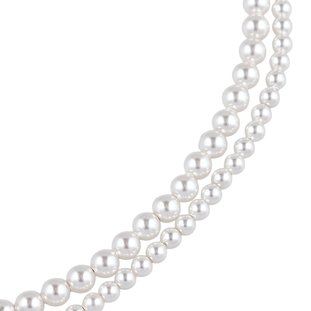 Gold Gelang Perhiasan Perak 925 wanita & Set Swarovski Pearl Gold-plated