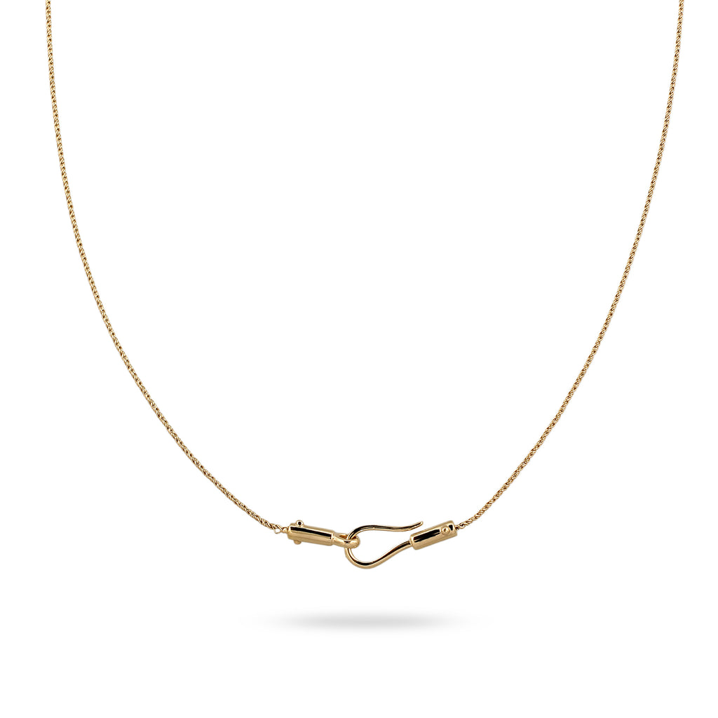 Gold Kalung Perhiasan Perak 925 Wanita Gold-plated