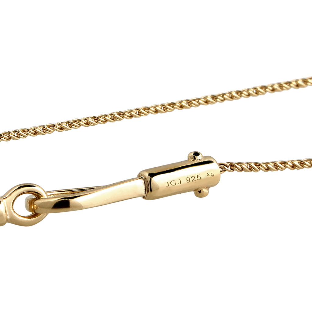 Gold Kalung Perhiasan Perak 925 Wanita Gold-plated