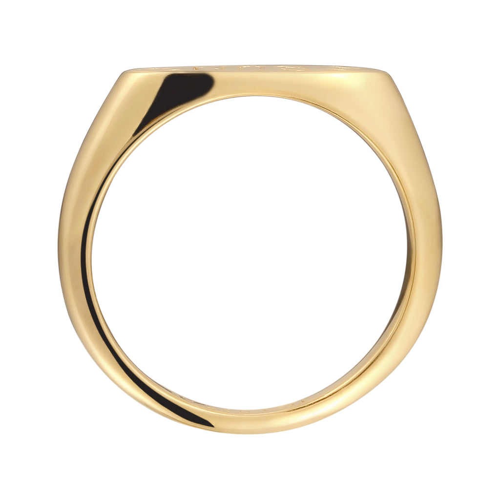 Gold Cincin Perhiasan Perak 925 Wanita Sun Gold-plated