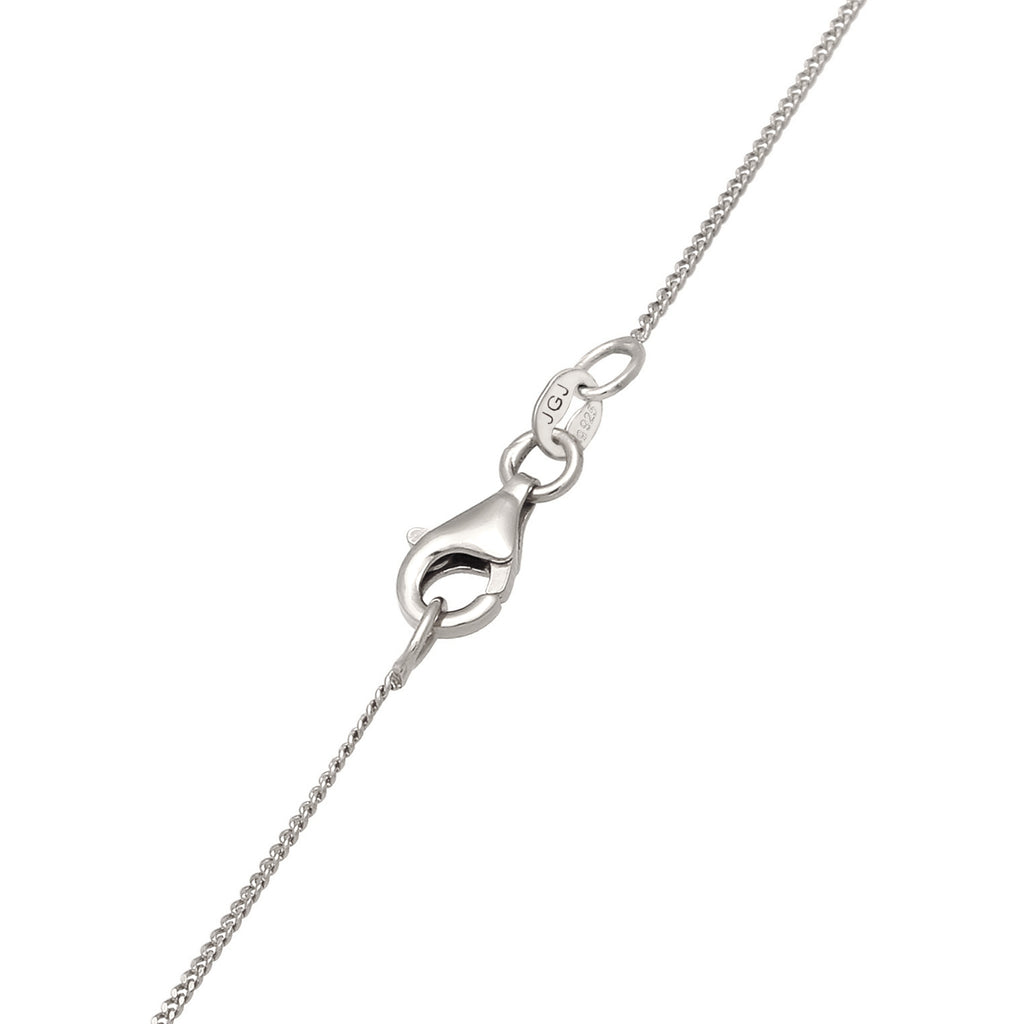 Hammered Coin Pendant Necklace 925 Silver Citrine