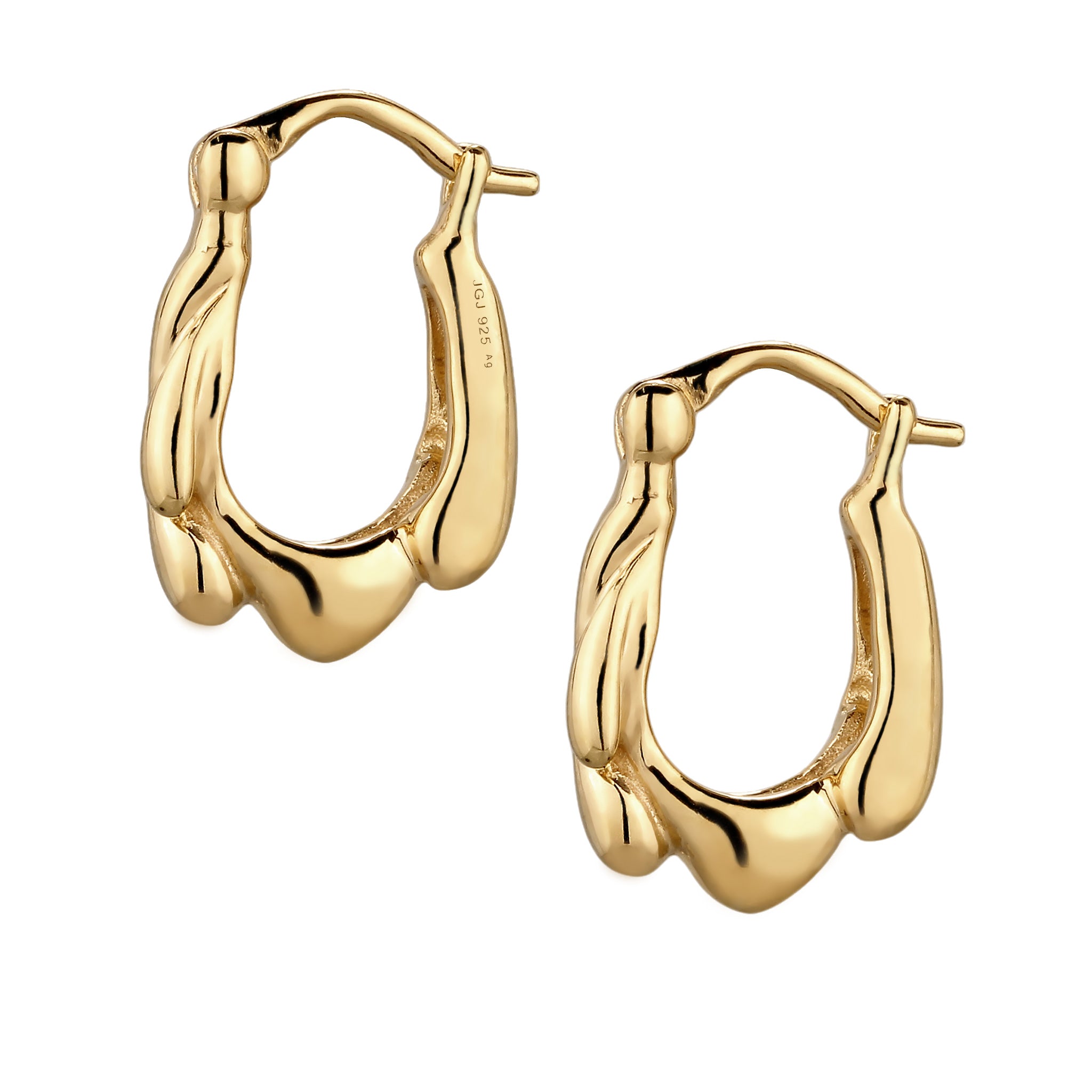 Gold Anting Perhiasan Perak 925 Wanita Gold-plated