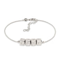 Pavé LOVE Cube Bracelet 925 Silver – Embellished with Crystals by Swarovski®