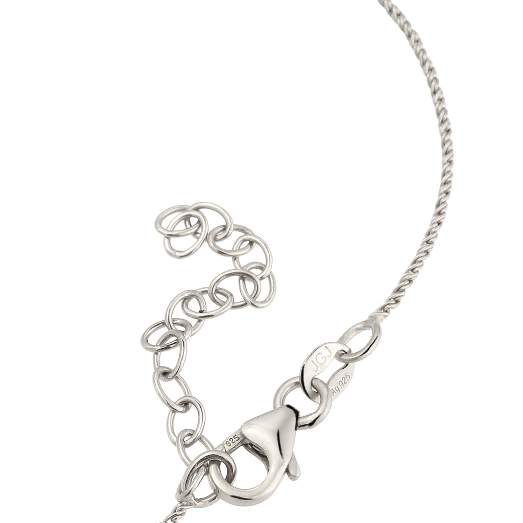 Pavé LOVE Cube Bracelet 925 Silver – Embellished with Crystals by Swarovski®
