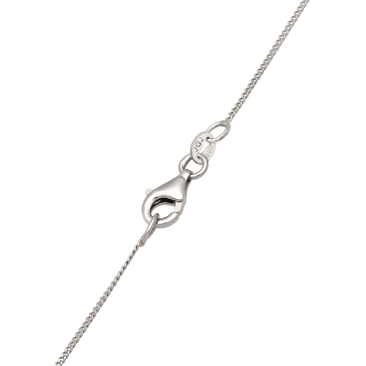 Teardrop Y Necklace 925 Silver Clear Resin